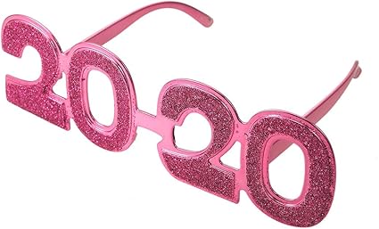 pink party glasses