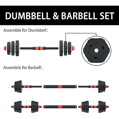 combination weightlifting set