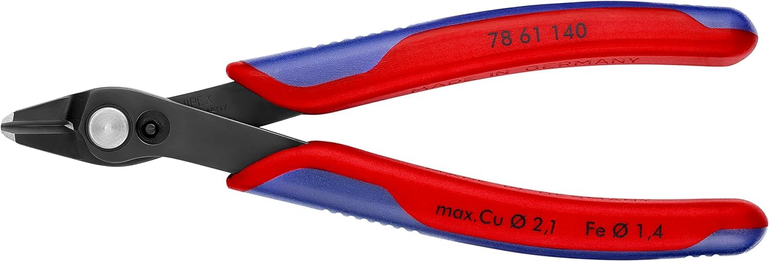 KNIPEX Electronic Super Knips XL Self-Service Card with Multi-Component Handles 140 mm, 78 61 140 SB