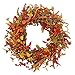 VGIA 22 inch Artificial Fall Wreath Door Wreath Autumn Wreath Berry Wreath Fall Decorations