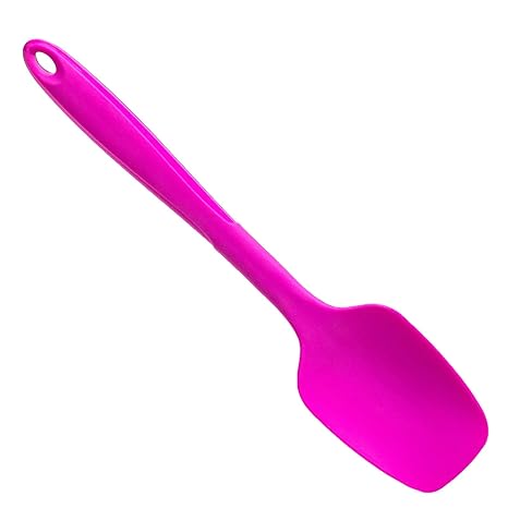 Paulis Kitchen Flexibler Kochlöffel aus Silikon 20 cm (Pink)