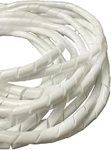 On1shelf Cable Tidy Spiral Wrap White 6mm 2m for Organised Wires view 2