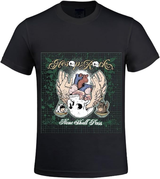 Amazon.com: Aesop Rock None Shall Pass Bonus Track Men Tee ...