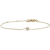 Altitude Boutique CZ Simulated Diamond Necklace and Bracelet for Women | Cubic Zirconia Pendant Necklace | 18K Gold Plated Hypoallergenic Chain Necklace and Bracelet