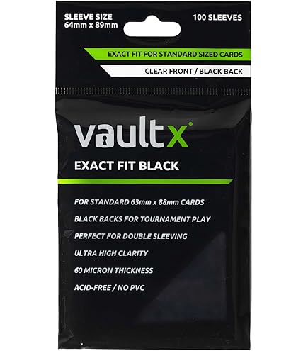 Amazon.com: KMC Sleeves Perfect Sized Full Sized Black (80) : Toys & Games