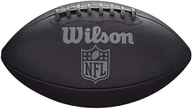 Wilson WTF1847XB Pelota de fútbol Americano NFL Jet Black JR ...