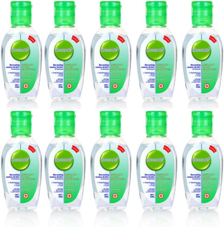 N/A 10PCS Quick-Dry Anti Bacterial Hand Gel Disinfection for Kids Adults Safe 50ml,10pcs