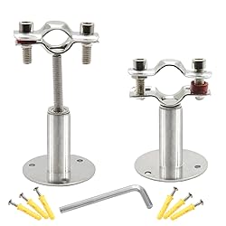 Piutouyar 2 Pcs Stainless Steel Wall Mount Ceiling
