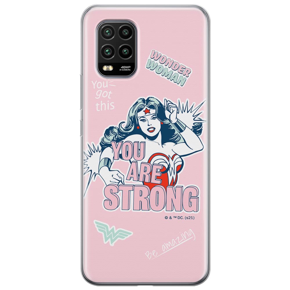 ERT GROUP mobile phone case for Xiaomi MI 10 LITE original and officially Licensed DC pattern Wonder Woman 025 optimally adapted to the shape of the mobile phone, case made of TPU