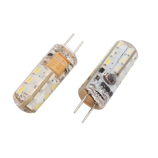 Aexit 2Pcs AC / DC 12V 1.5W G4 3014SMD Bombilla LED Lámpara ...