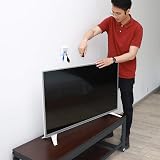kwmobile Flush Brush Wall Plate 2x Single Gang White view 5