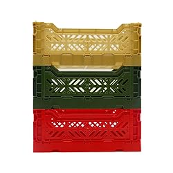 Collapsible Storage Box, Foldable Crate Organizer