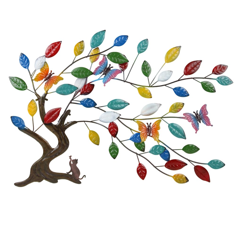VEWOGARDEN Tree of Life Wall Decor Large Outdoor Metal Hanging Wall Art ...