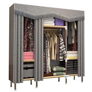 Amazon Com Jiu Si Cloth Wardrobe Assembly Wardrobe Rental Room