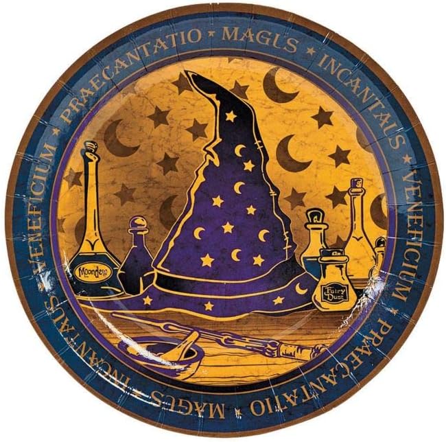 Wizard Realm (Harry Potter Style) Small Dessert Plates (8 pc)