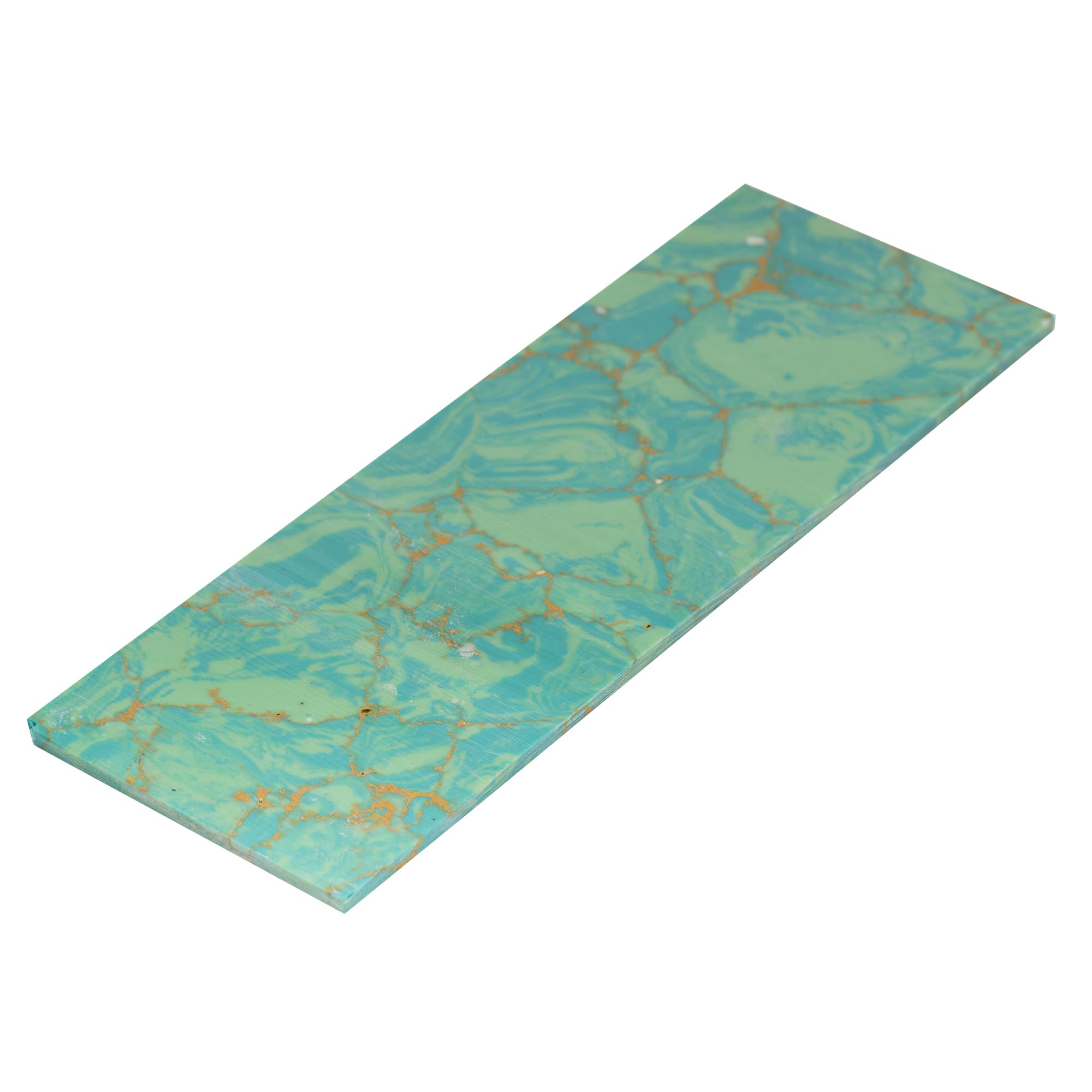 Musiclily Pro Man-Made Guitar Inlay Material Blank Sheet 95x35x2mm, Fuchsite