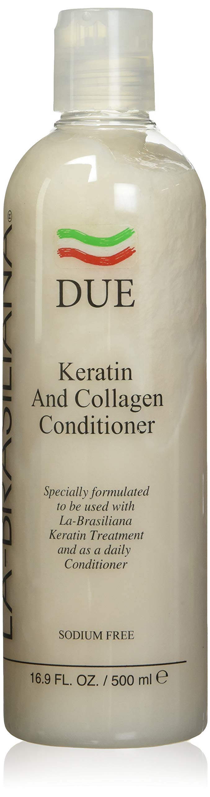 La Brasiliana DUE Keratin and Collagen Conditioner 500ml - 16.9oz