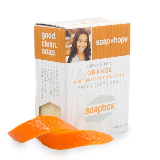 Soapbox Soaps AllNatural Bar Soap, Orange, Orange Amazon.co.uk Beauty