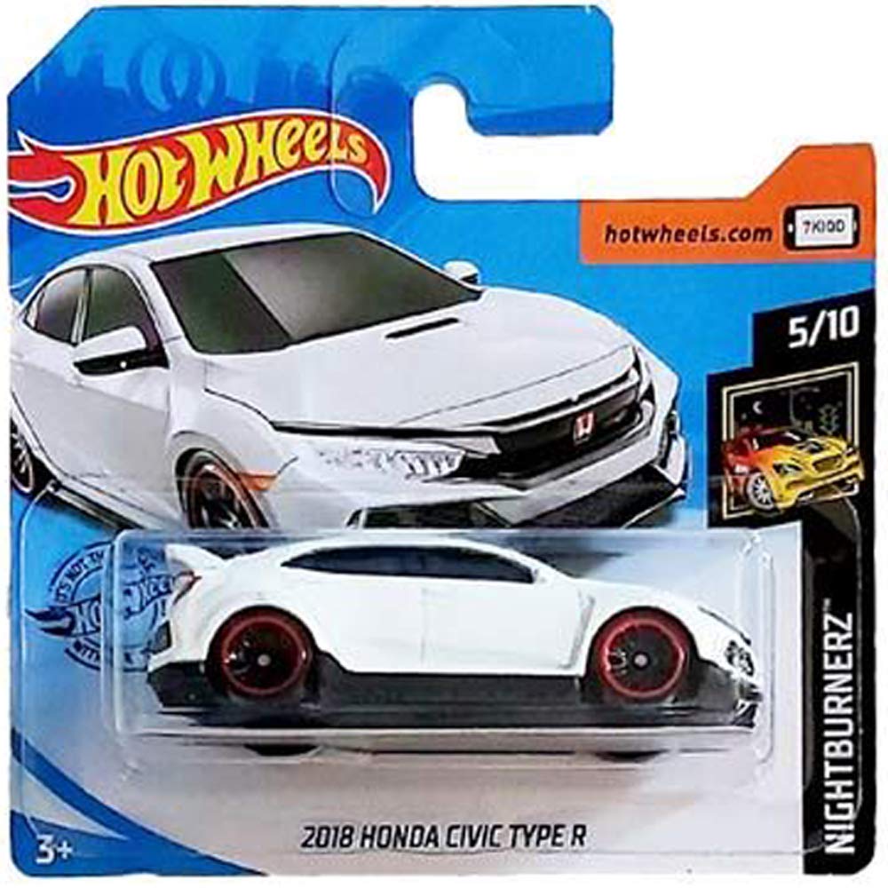 Hot Wheels 2018 Honda Civic Type R Nightburnerz 5/10 2019 (171/250) Short card