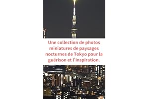 Une collection de photos miniatures de paysages nocturnes de Tokyo pour la guérison et l'inspiration. (French Edition)