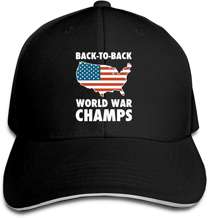 Adjustable Baseball Caps Vintage Sandwich Hat Black at Amazon Men's