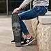 Merkapa Complete 22 inch Cruiser Skateboard for Youth, Beginners (Black)
