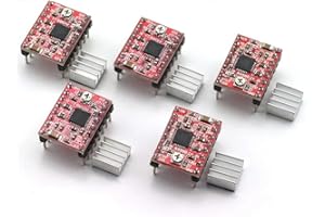 A4988 Driver Board 3D Printer Accessories Ramps 1.4 A4988 Stepper Motor Driver with Heat Sink for 3D Printer Parts 5pcs