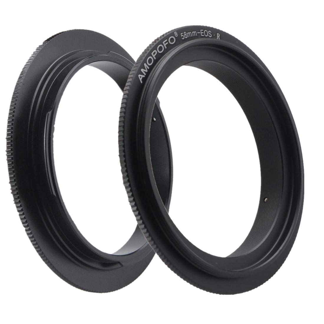 58mm to EOS R Reverse Adapter Ring,58mm-EOS R Macro Ring,Compatible with for Canon EOS R Full Famer Camera