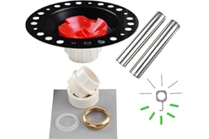 HQPARRTS Freestanding Bathtub Rough-in Kit with Stainless Steel Tail Pipe and PVC Adapter Compatible With all freestanding bathtubs,standard bathtubs and Floor Mounted Bathtub-Fits 1-1/2" bathtub drains.