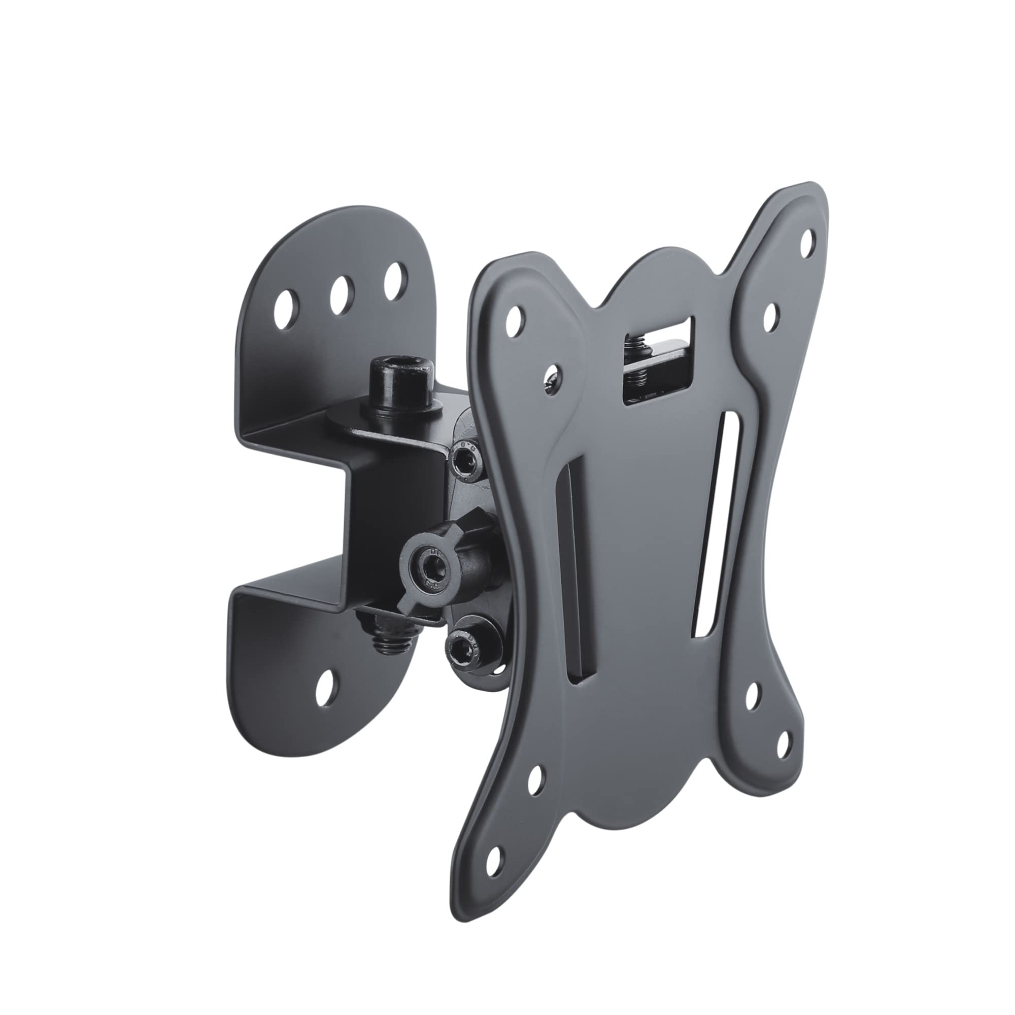 conecto, TV Bracket Tilting 3°/-12° Swivel 25°/-25° TV Devices from 13-27 Inches Max. Load 25.0 kg Black