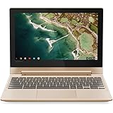 Lenovo Chromebook C330 11.6 Inch HD Convertible Touchscreen Laptop (64-Bit Quad Core Processor, 4 GB RAM, 32 GB eMMC storage, Chrome OS) – Champagne Gold