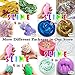 HSETIY Super Slime kit - 4 Styles Slime（2.5 oz each,total 10oz） with Colorful Foam Balls, Gold sand Decoration, Pearl Decoration, Golden sand Glitter Shake Jars for DIY Slime