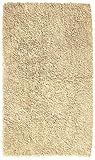 Pinzon 100% Cotton Looped Bath Rug with Non-Slip Backing - 21 x 34 inch, Ivory