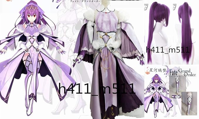 Amazon Fate Grand Order Fgo ドレス スカサハ 師匠 コスプレ衣装 靴下風 ウィッグ追加可 コスプレ 仮装 通販
