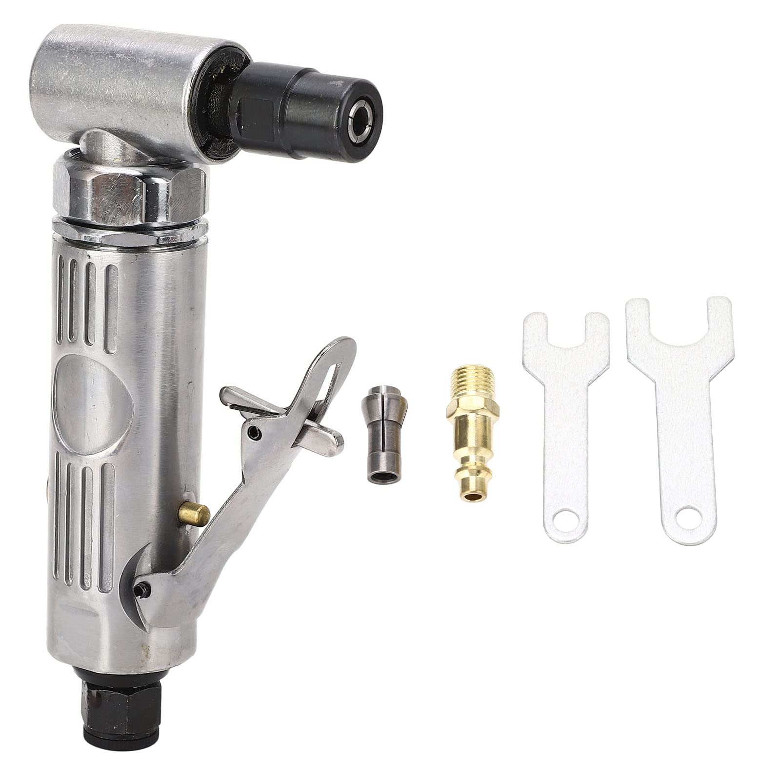 Air Die Grinder, Right Angle Die Grinder Pneumatic Grinder Air Grinder Tool 20000RPM Adjustable Speed Air Die Grinder, Random Orbit Sanders