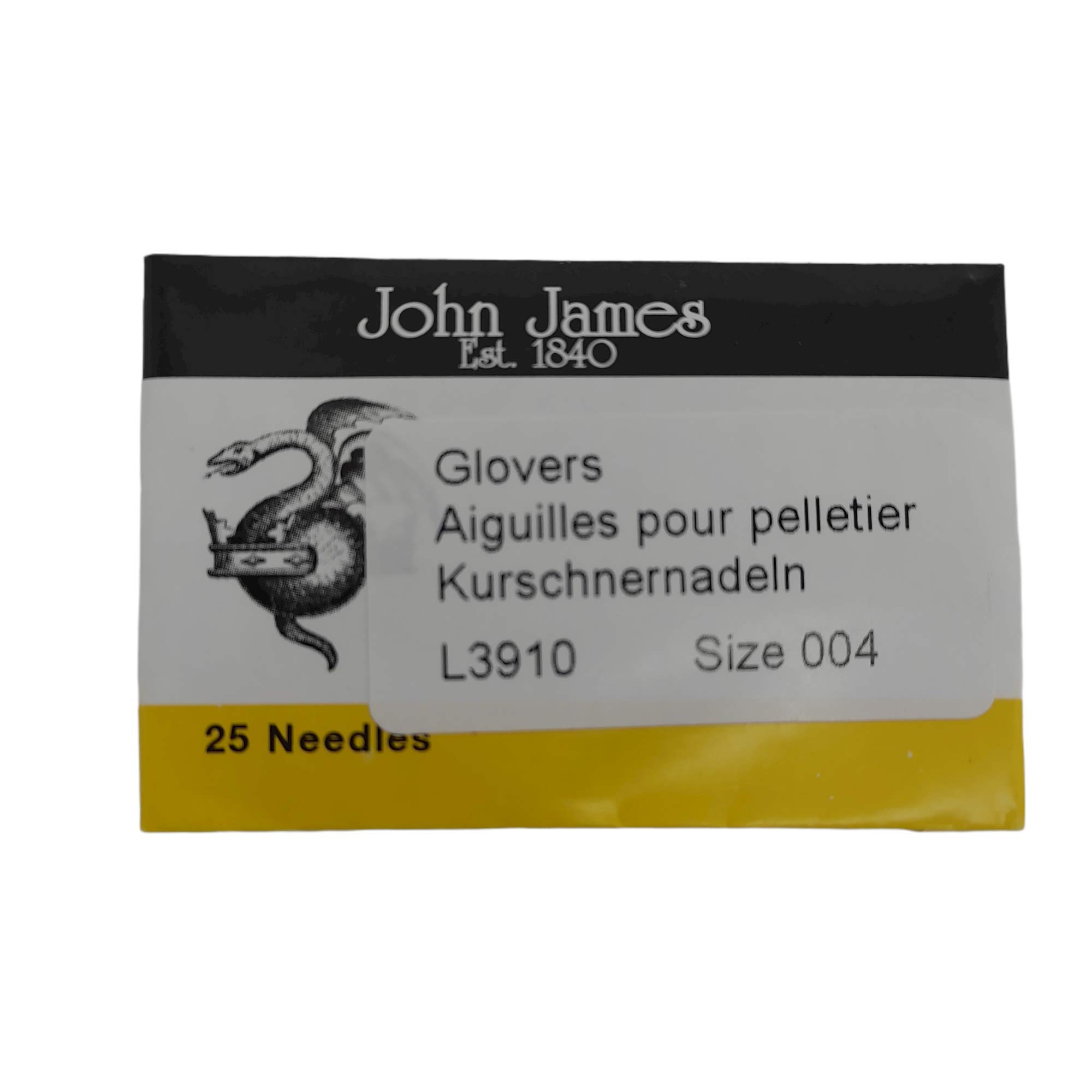 John James Glovers Needles, Size 4 by John James