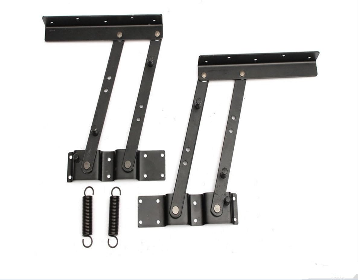 Hylloje 1set 1 set Lift up Coffee Table DIY Hardware Fitting Furniture Mechanism Hinge Spring Top Mount or Bottom Support