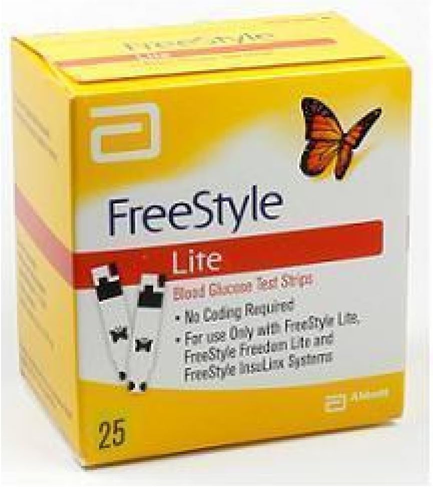 Strips For The Control Of Blood Glucose Package 25, 25 Count (Pack of 1)