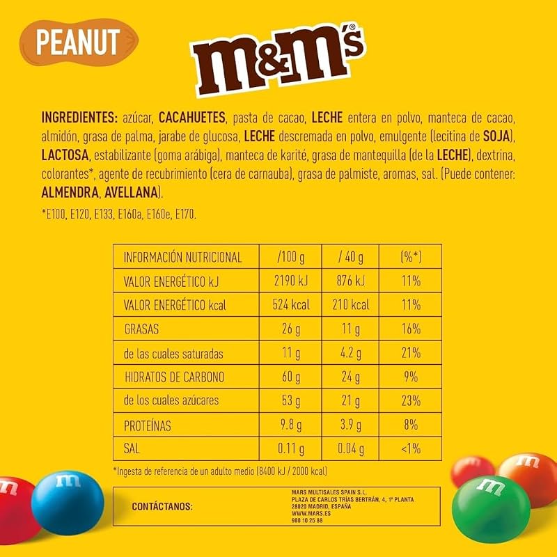 M&m's amendoim 1 x 200 g