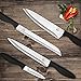 Knife Set with Cutting Board, imarku 10 Pieces Multifunctional Stainless Steel Knife Set with Bamboo Block, Manual Sharpening for Chef Knife Set