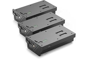 PENGGUO 3 Pack New Reveal Upgraded Solar Charge Hunting Battery Pack Compatible with Trail Hunting Camera X, Gen 3.0, 2.0, X Pro 3.0, Pro, SK, XB, X, Trail & Game Camera Rechargeable Lipo Lithium Battery Pack