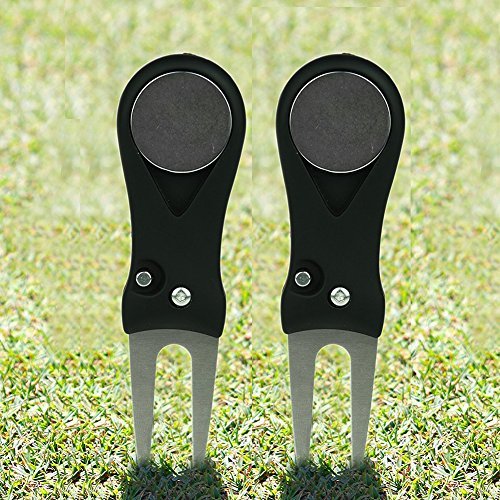 Golf Divot Tool, Smartlife15 Switchblade Divot Repair Tool with Popup