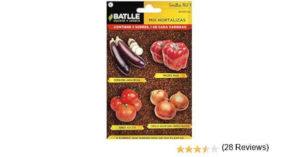Huerto Urbano - Mix Hortalizas - HU - Batlle: Amazon.es: Jardín