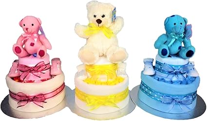 Elephant Baby Shower Gateau De Couche Mixte Jaune Neutre Gris Panier Cadeau Gateaux De Couches Couches Centroarco Com