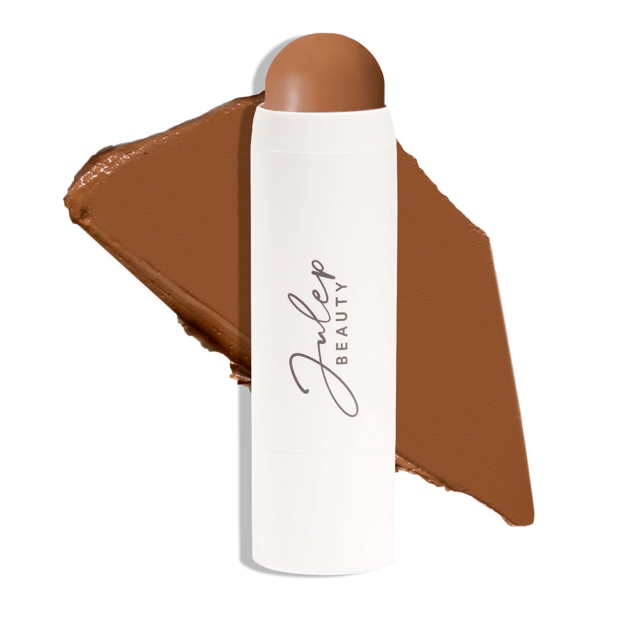 Julep Skip The Brush 2-in-1 Colour Stick for Cheeks and Lips (Melted Cocoa) Cream to Powder Blusher and Lip Balm - Cream Blush Enriched with Vitamin E for Hydrated, Healthy Skin & Lip Care