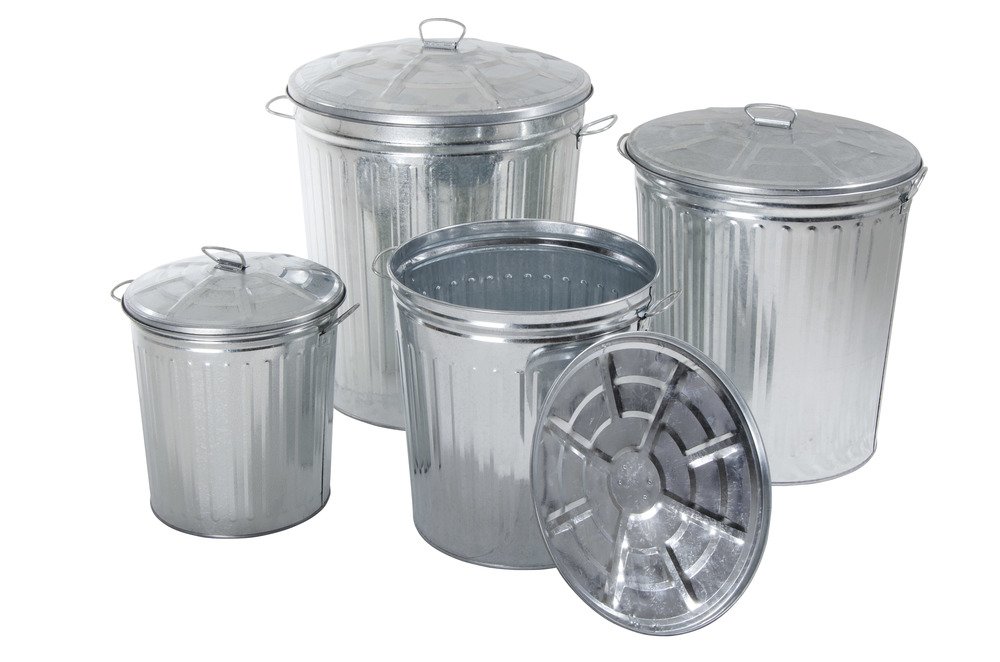 VERDELOOK Cubo galvanizado 62 46 cm Almacenamiento y organización