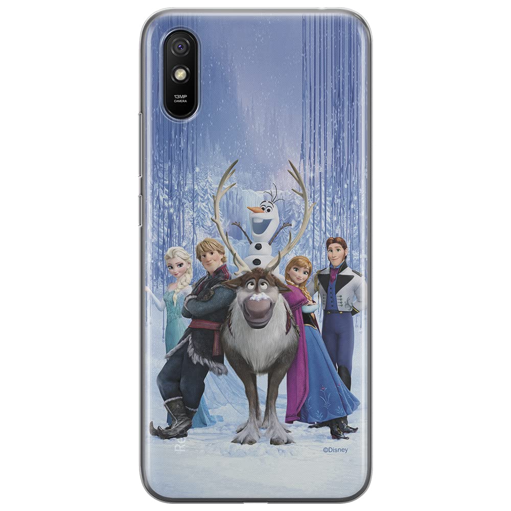 ERT GROUP mobile phone case for Xiaomi REDMI 9A original and officially Licensed Disney pattern Frozen 001 optimally adapted to the shape of the mobile phone, case made of TPU