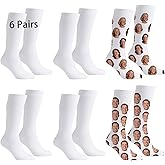 ARKBAODAN sublimation socks blanks adult 15.7 Inch Football blank Sublimation High Socks Printable Athletic Crew father's