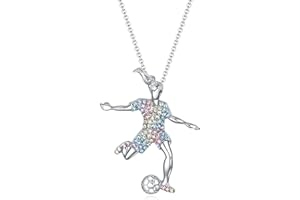 SUMFAN Volleyball/Basketball/Soccer/Golf/Swimming/Ice Skating/Ski Necklace Gifts for Girls Women,Sports Lovers Birthday Gifts for Girls Daughter and Niece