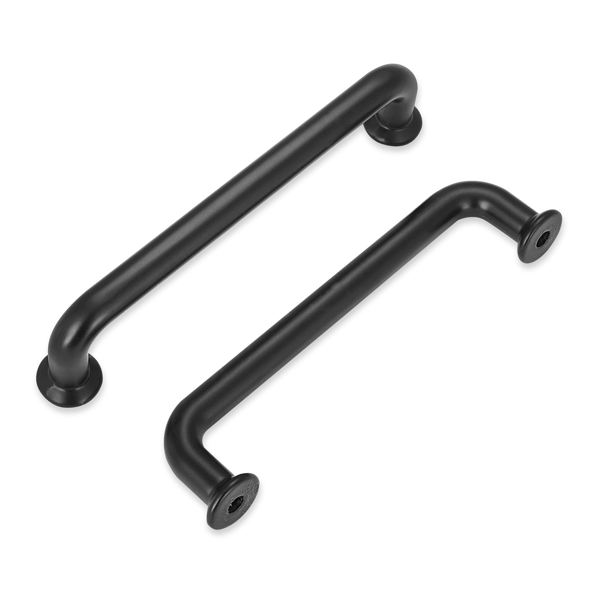 Malimali 10 Pack Black Kitchen Cupboard Handles, 96mm Hole Center Matte Black Cabinet Door Handles Pulls for Drawers Closet Kitchen Hardware